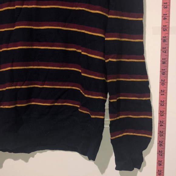 AEO Navy STRIPED SWEATER - Picture 5 of 10